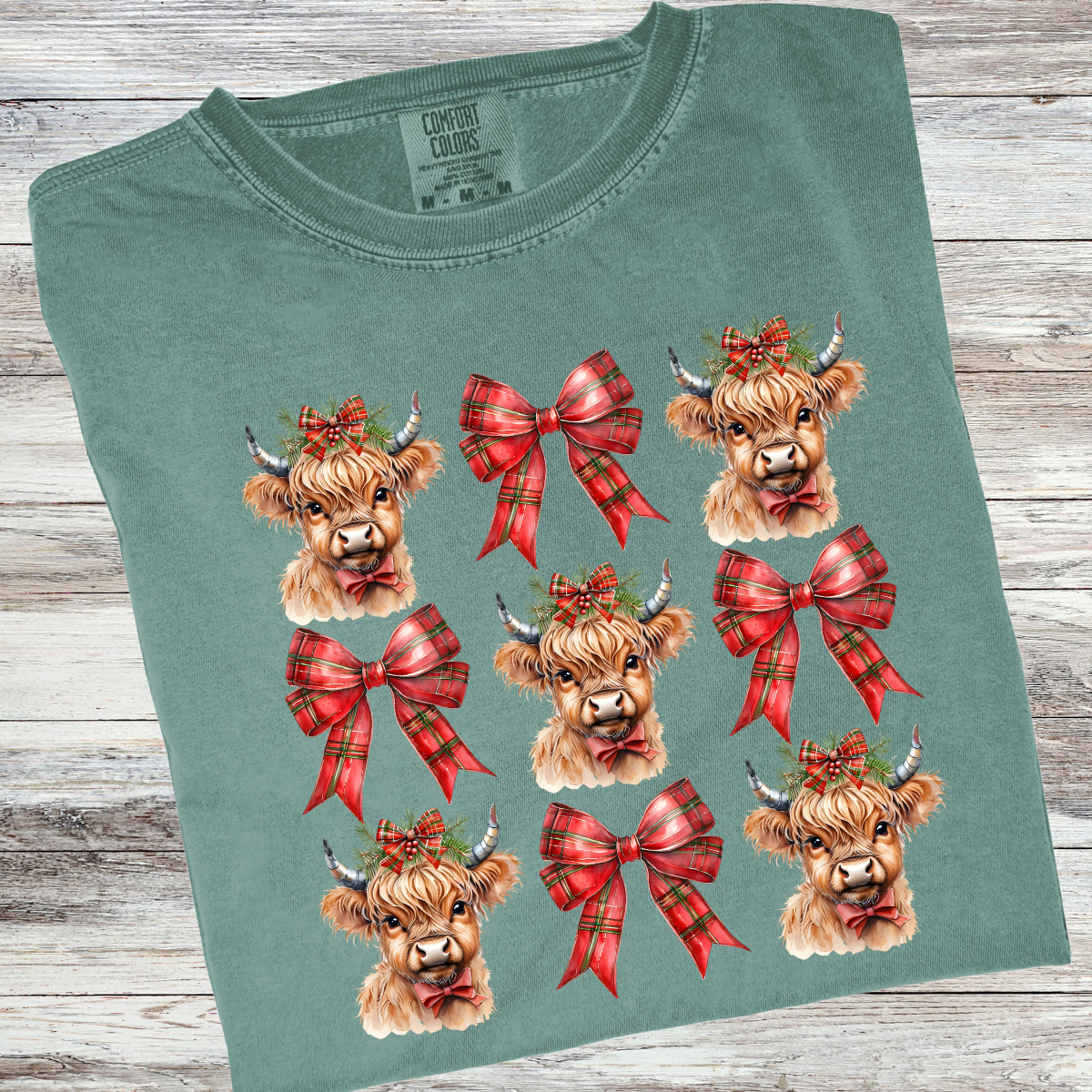 Highlands & Bows Comfort Colors® Christmas Shirt