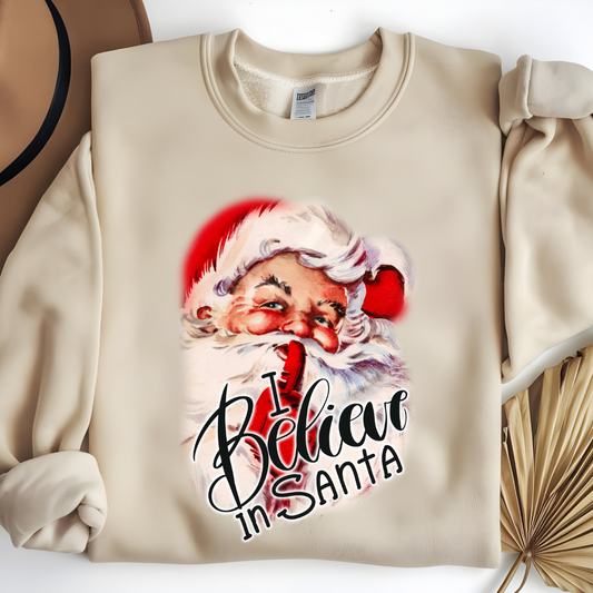 Believe In Santa Christmas Sweatshirt