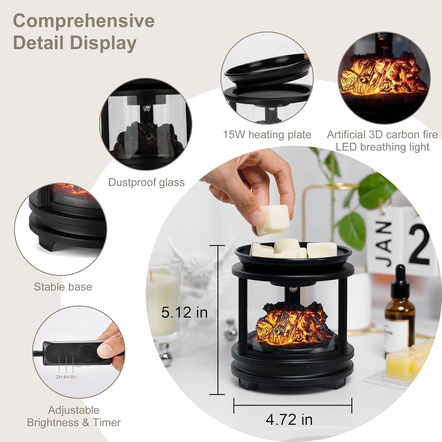 Campfire Wax Melt Warmer