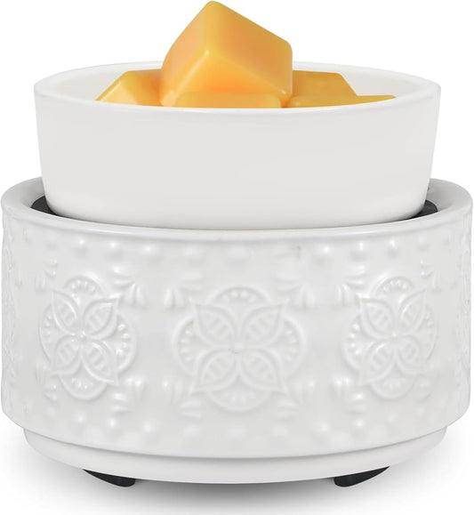 Ceramic White Wax Melt Warmer