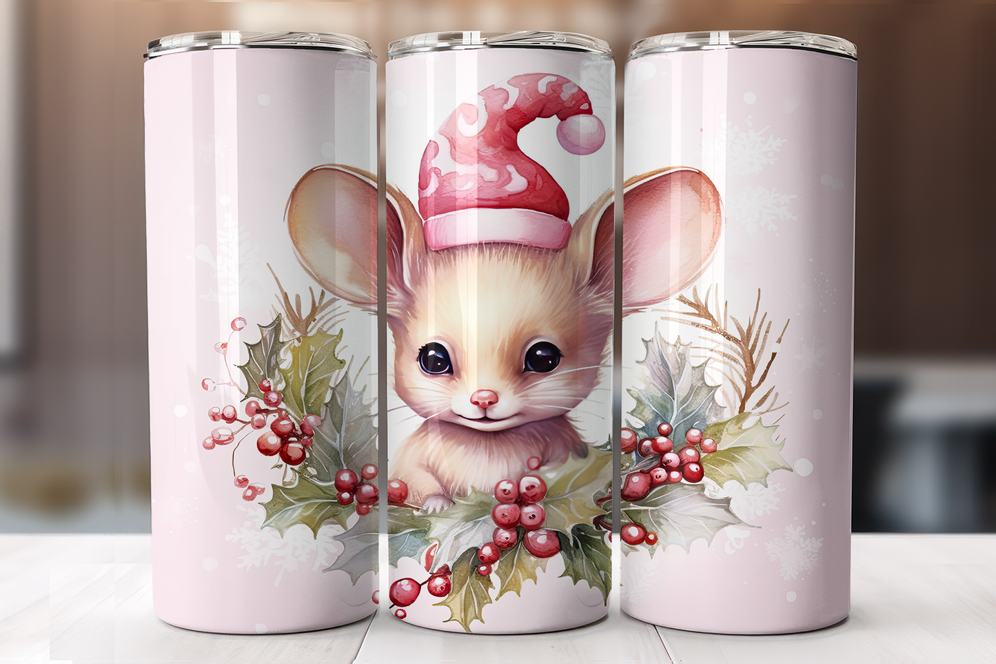 Holiday Door Mouse 20oz Tumbler