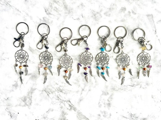 Crystal Dreamcatcher Keychain