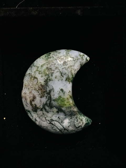 Crystal Moon Moss Agate -Choose Your Stone