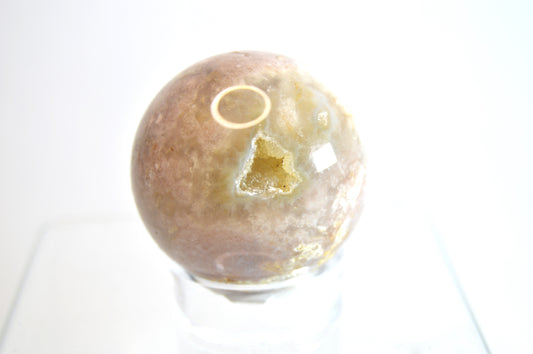 Pink Amethyst Druzy Crystal Sphere