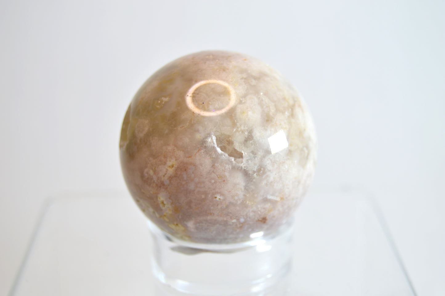 Pink Amethyst Druzy Crystal Sphere