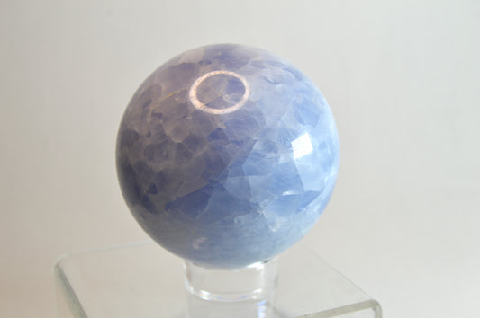 Blue Celestite Crystal Sphere