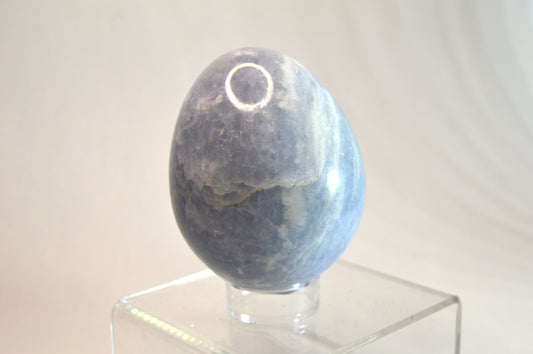 Blue Celestite Crystal Egg 1