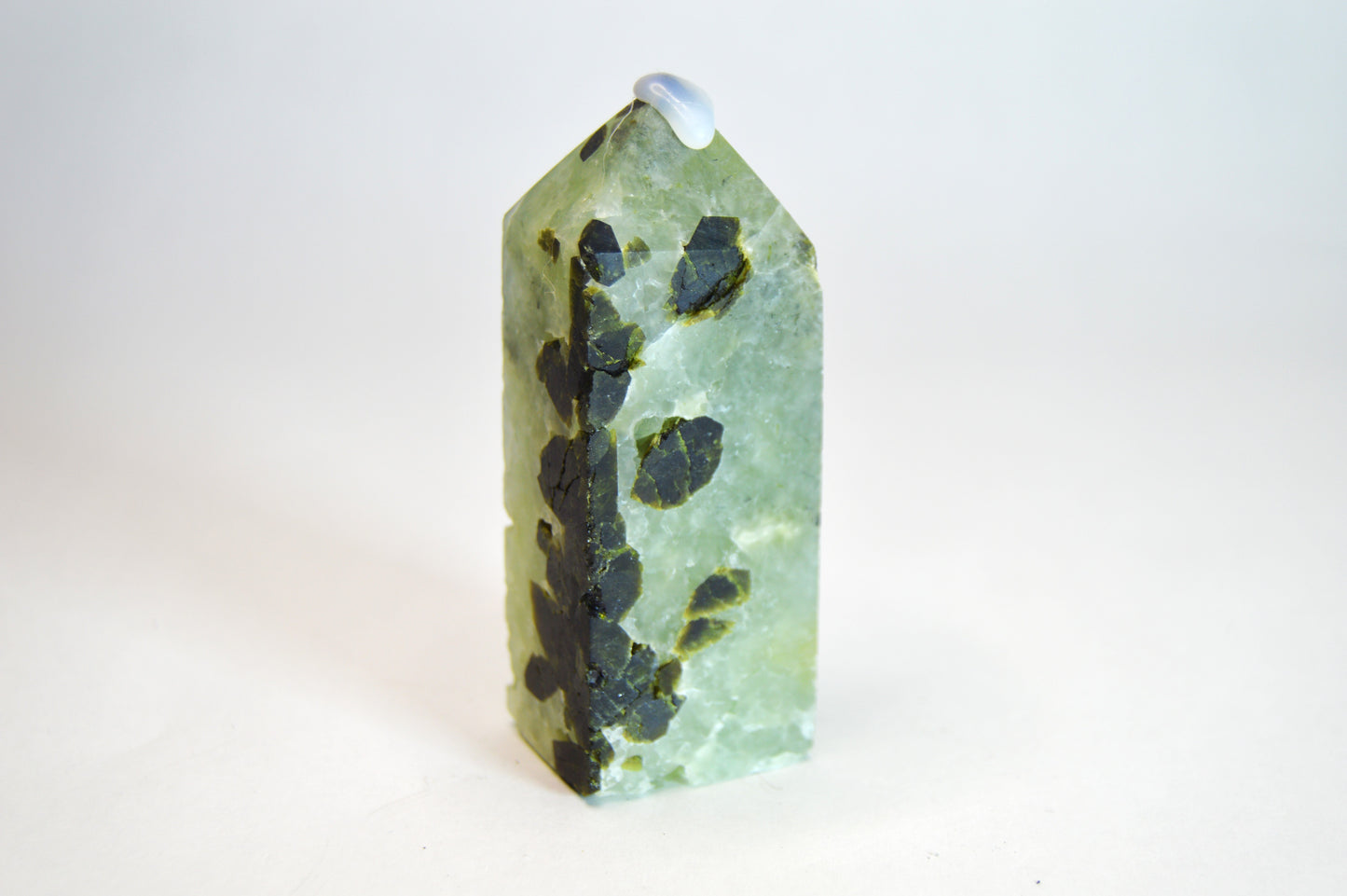 Raw Prehnite Tower
