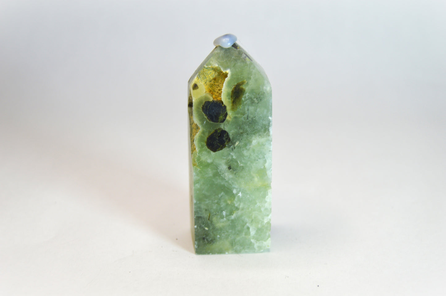 Raw Prehnite Tower