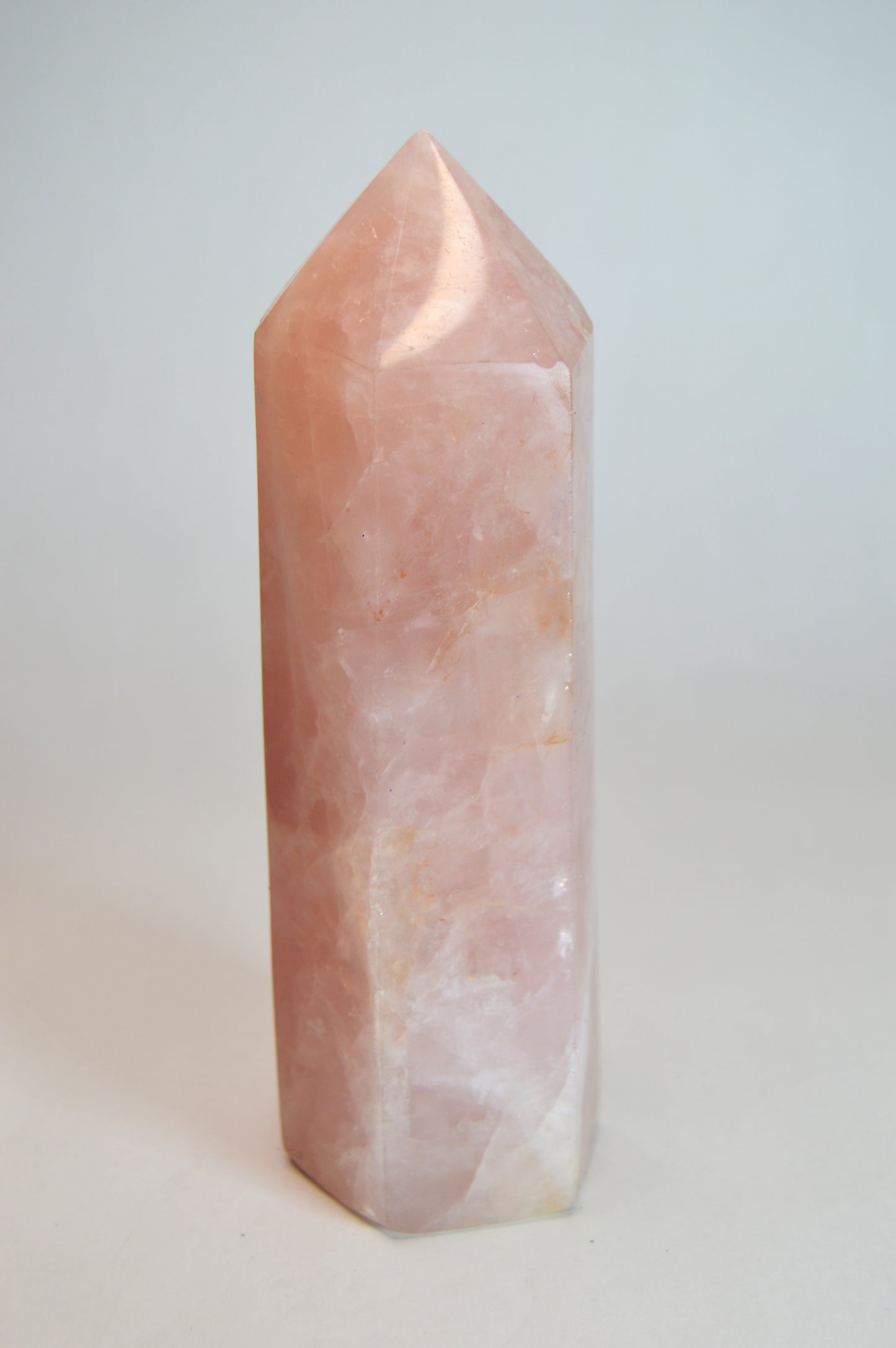 Rose Quartz Crystal Tower