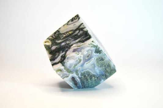 Moss Agate Cube