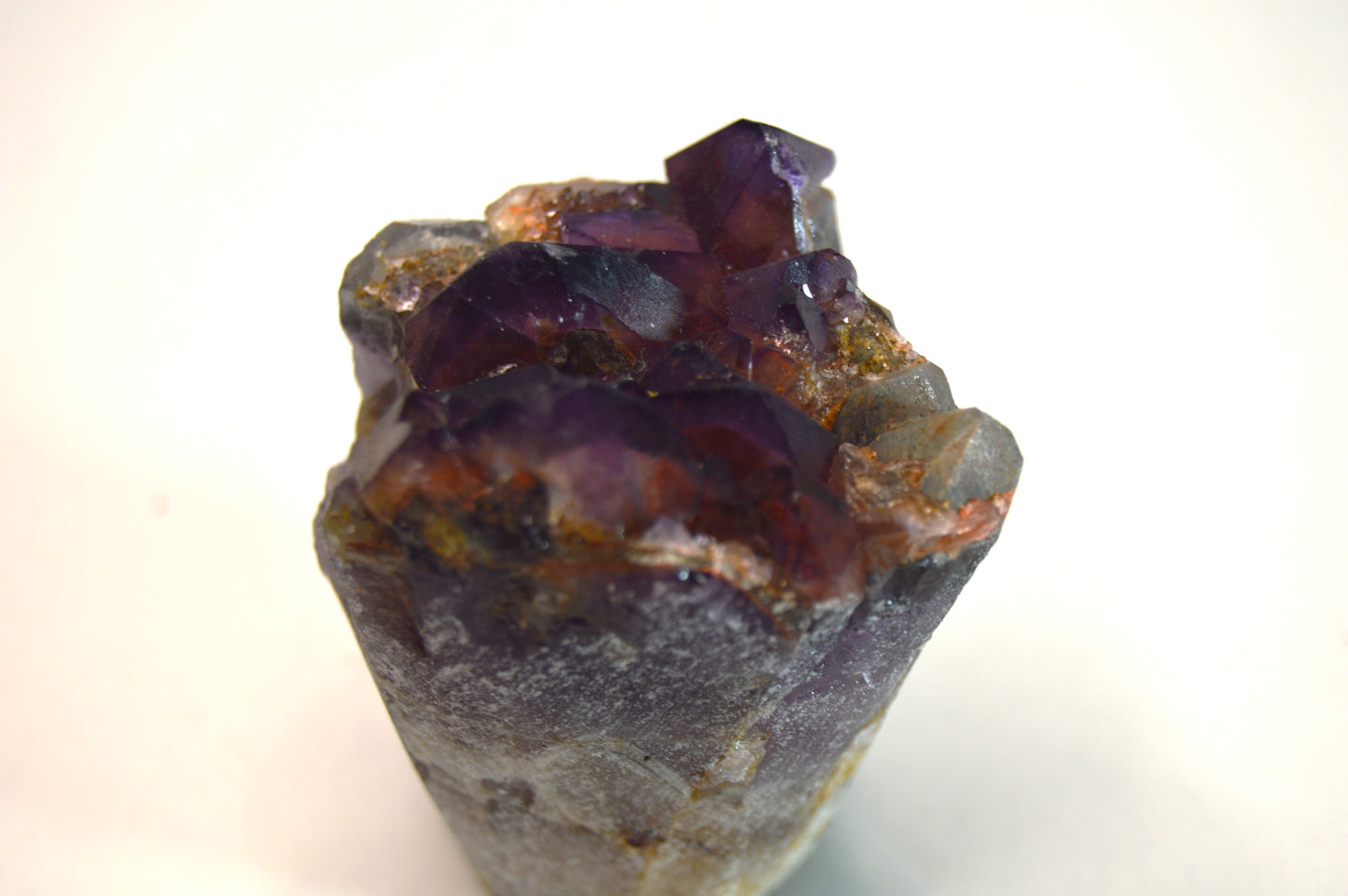 Hematite Included Amethyst Cupcake