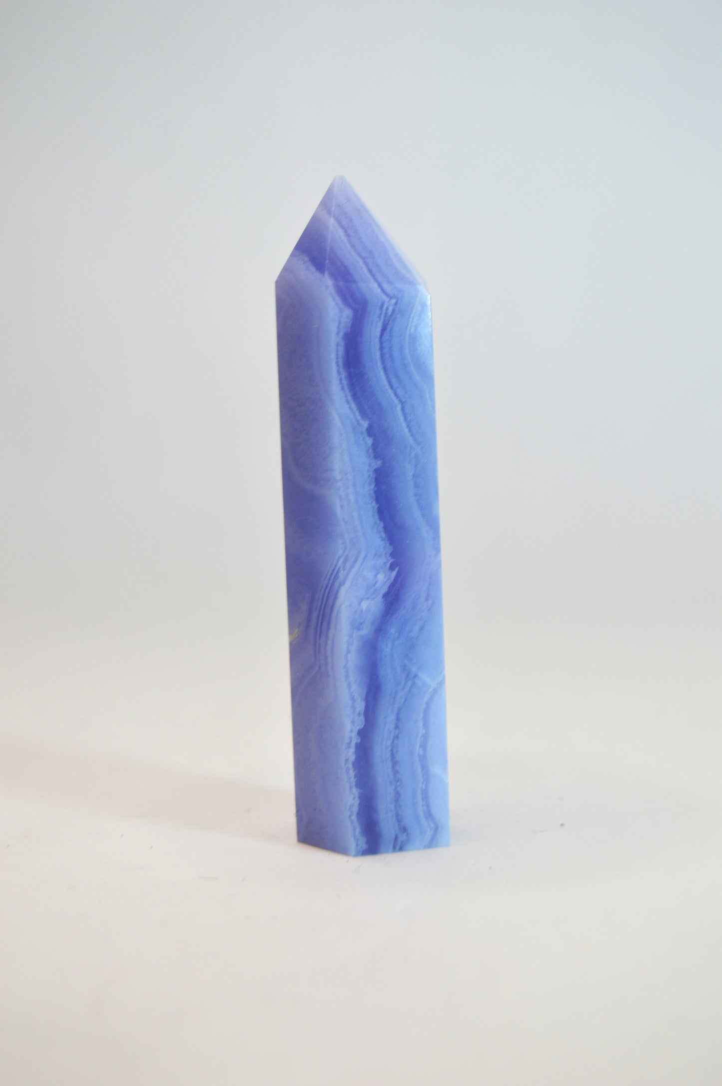 Blue Lace Agate Tower