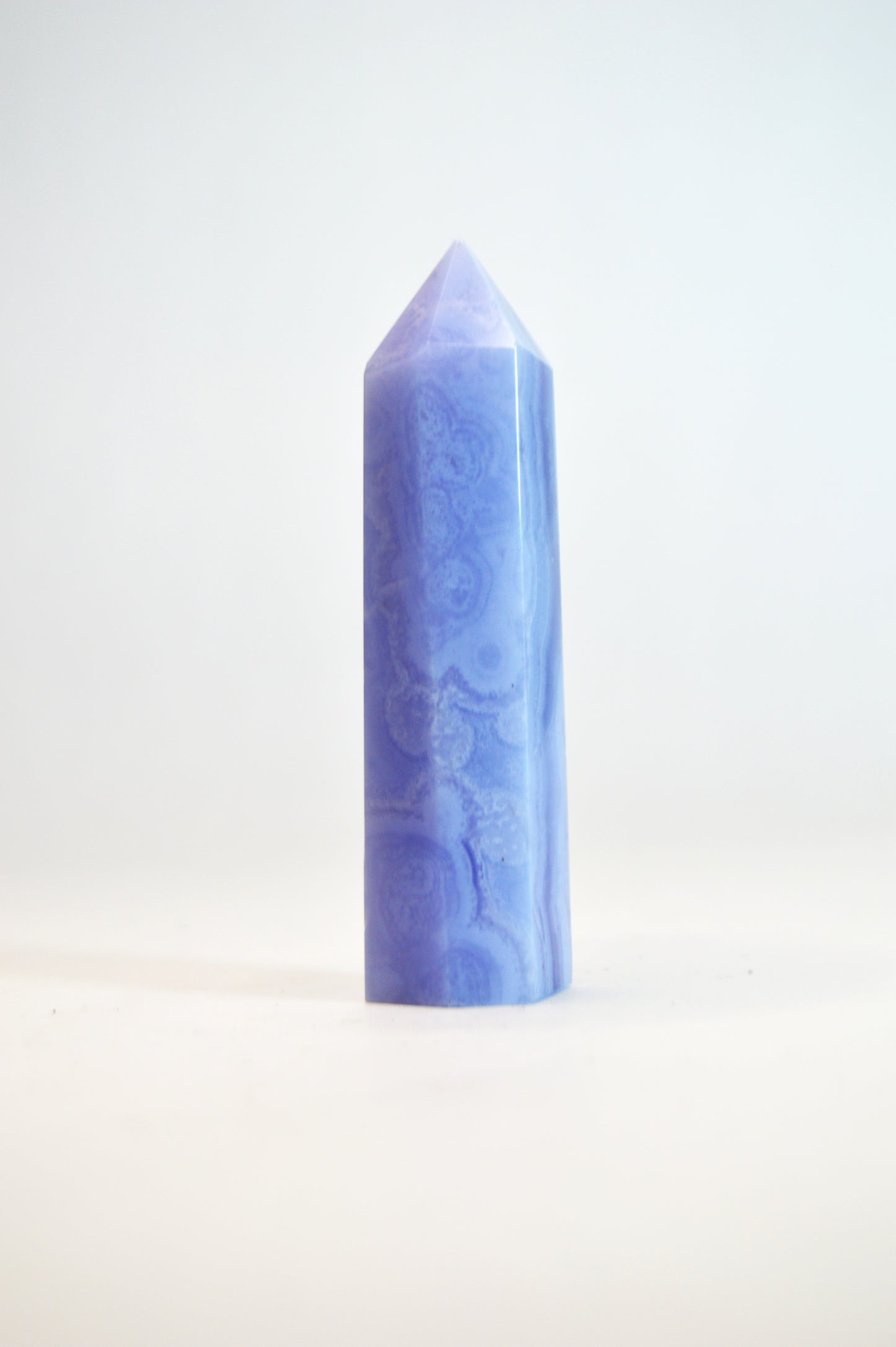 Blue Lace Agate Tower