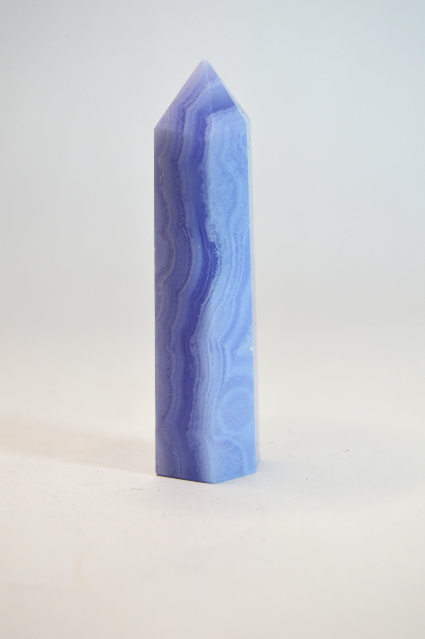 Blue Lace Agate Tower