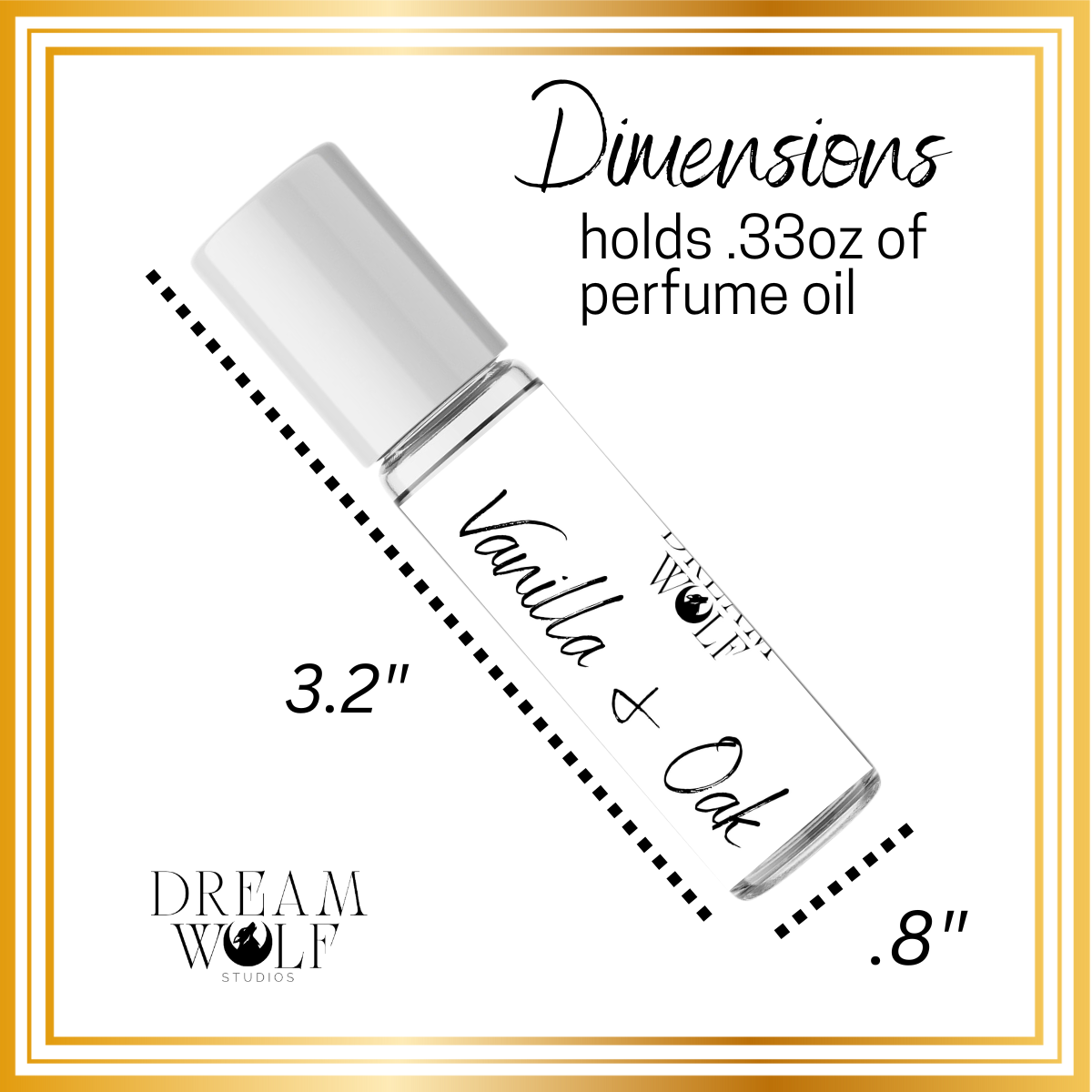 Vanilla + Oak Perfume Roller