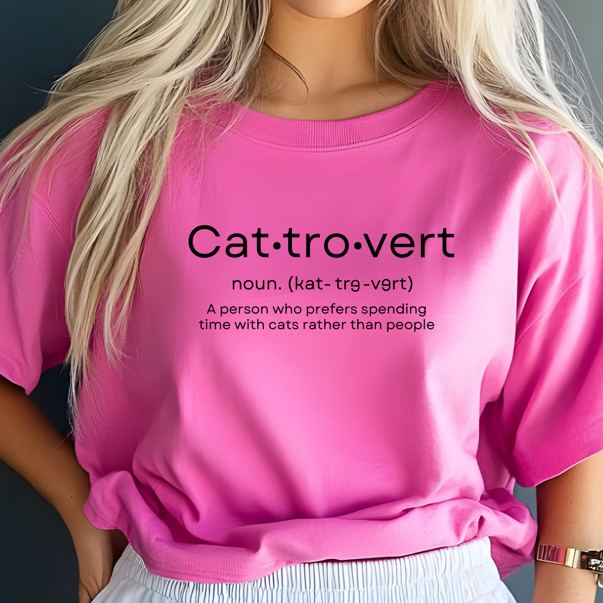 Cattrovert Cat Lover Shirt