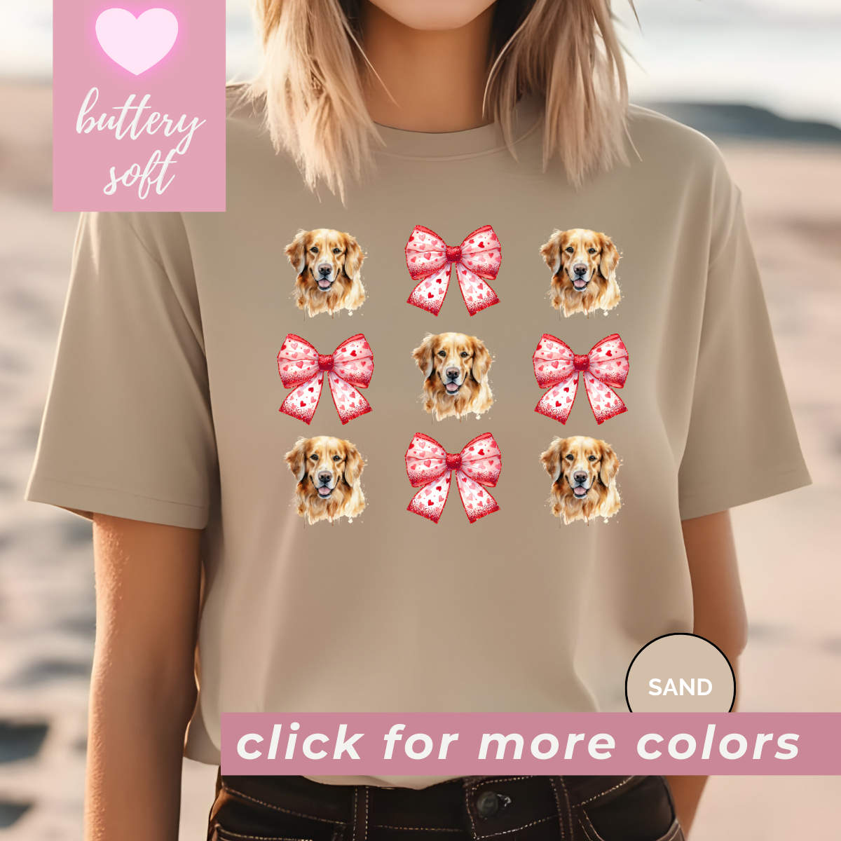 Pitbull Valentine Coquette Bows Dog Shirt