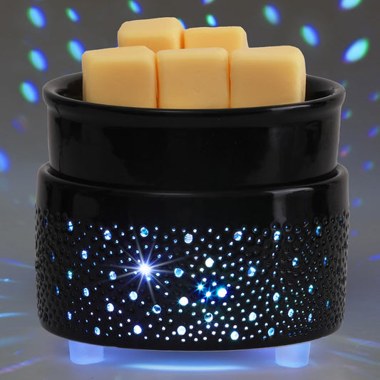 Black 4-in-One Wax Melt Warmer