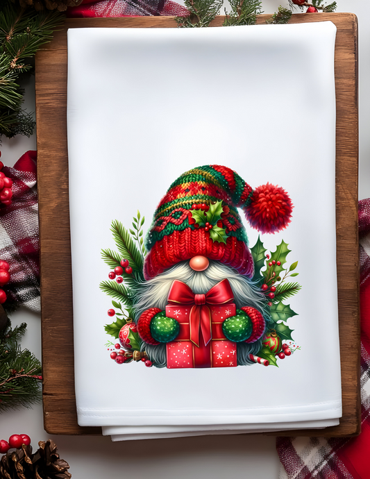 Gnome Home Plush Waffle Kitchen Towel