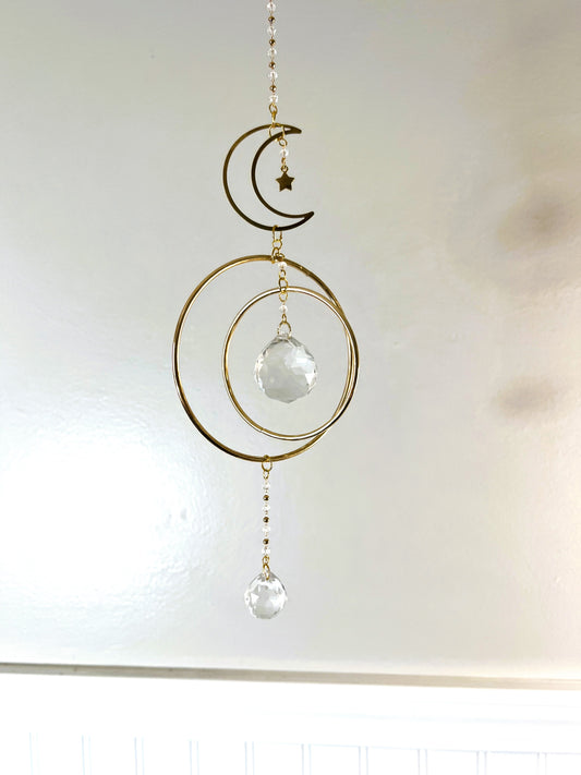 Moon Crystal Suncatcher