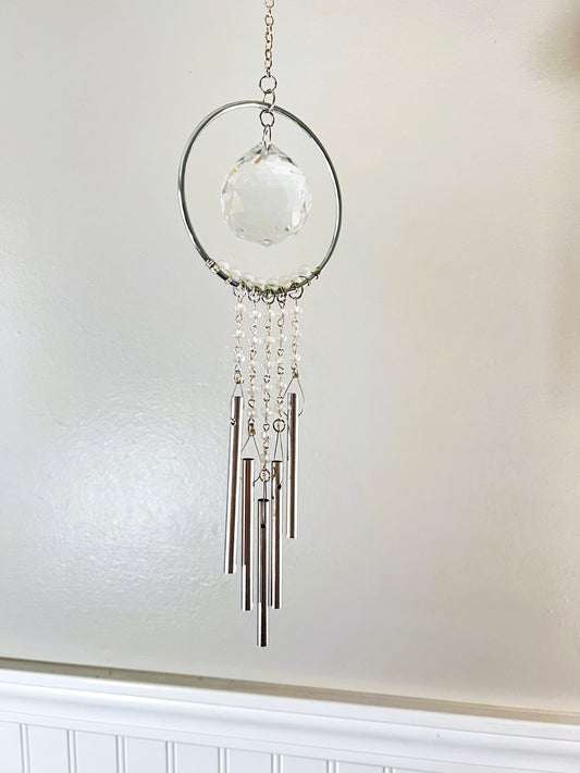 Silver Prism Windchime