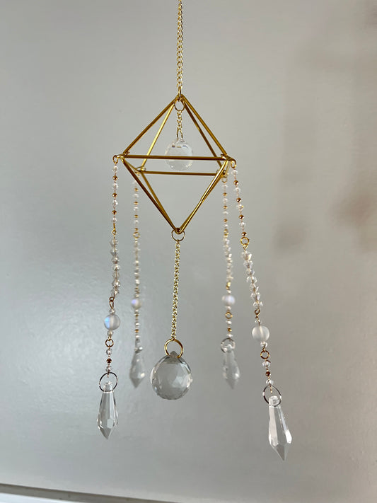 Boho Gold Suncatcher