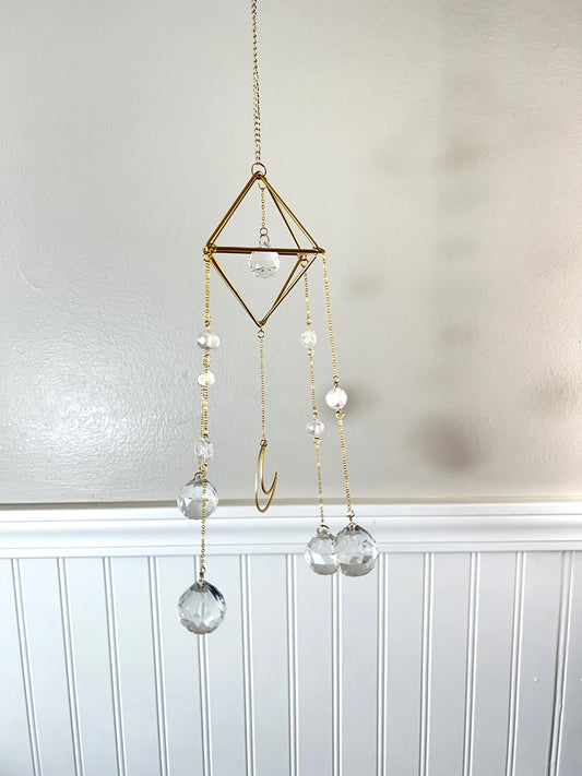 Golden Moon Suncatcher