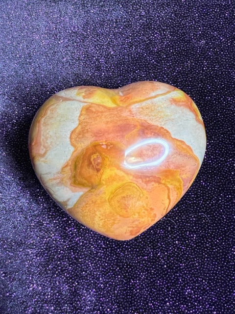 Polychrome Jasper Heart