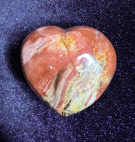 Petrified Wood Heart Shape