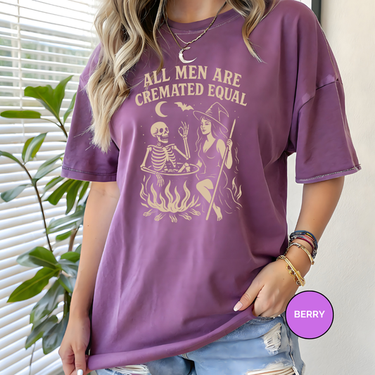 Cremated Equally Comfort Colors Halloween Shirt