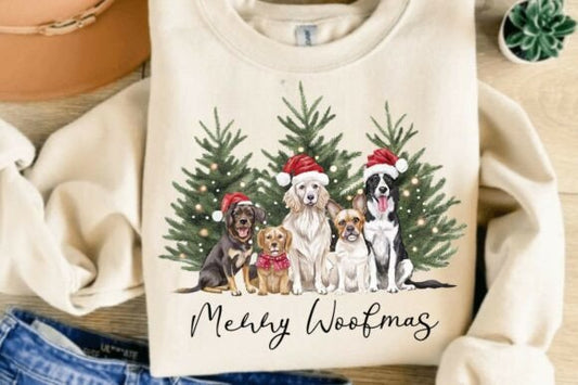 Merry Woofmas Christmas Sweatshirt
