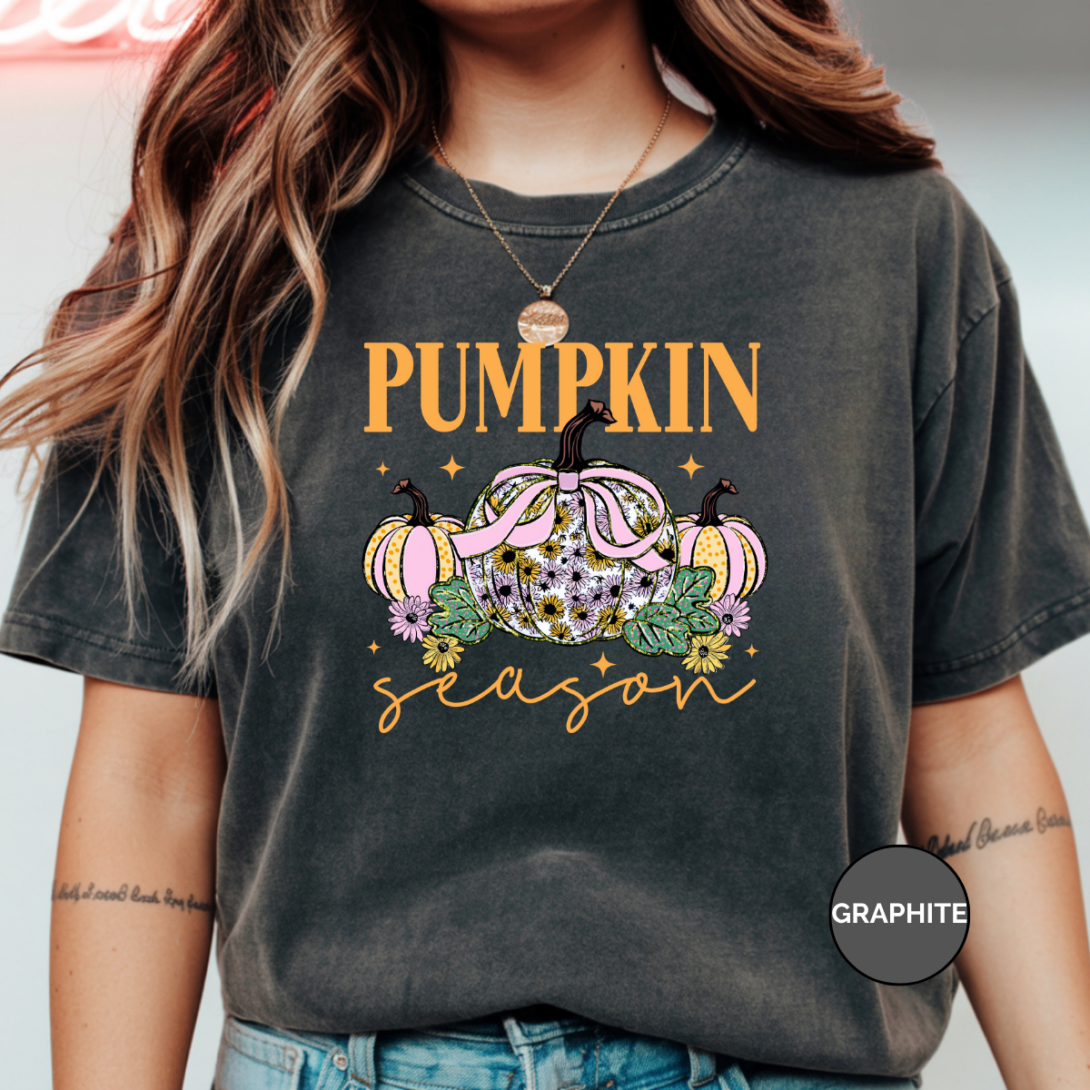 Pumpkin Season Comfort Colors Halloween Shirt