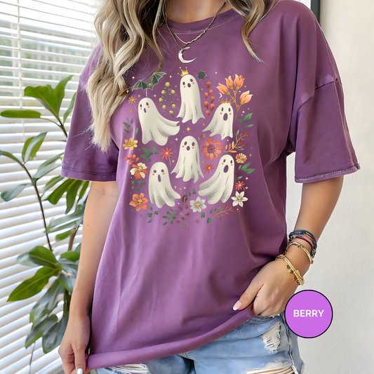 Retro Ghouls Comfort Colors Halloween Shirt