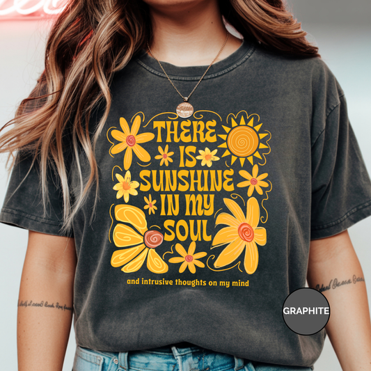 Intrusive Thoughts Dark Comfort Colors Halloween Shirt