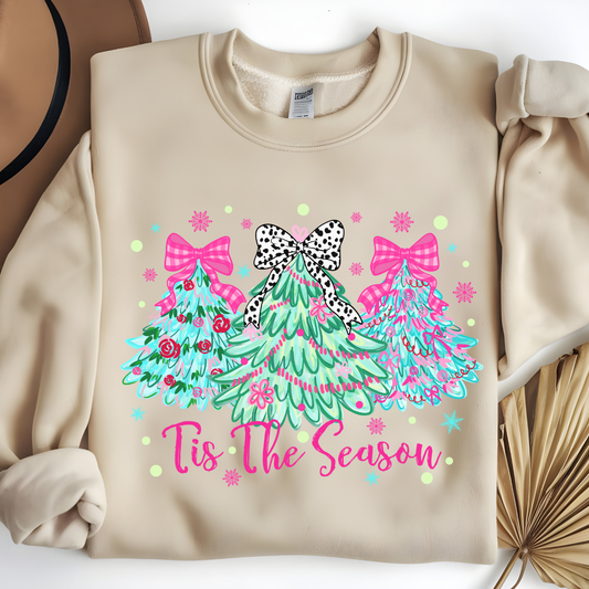 Tis The Season Pastel Christmas Sweatshirt