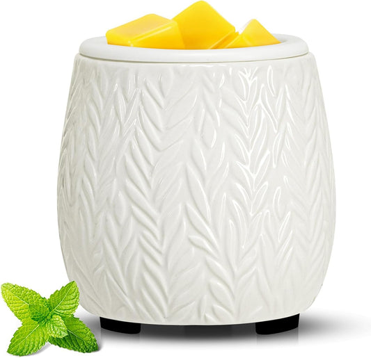 White Silicone Dish Wax Melt Warmer
