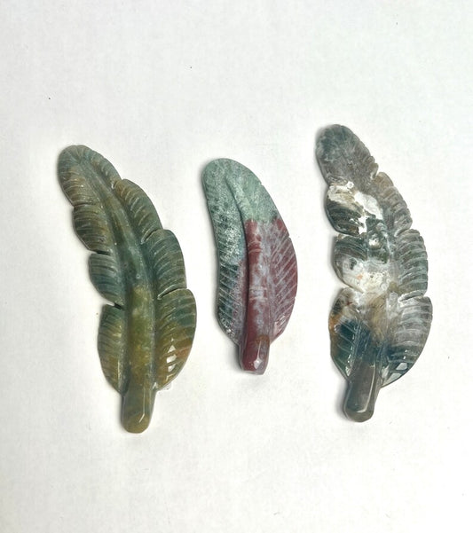 Wholesale Lot of 3x Ocean Jasper Feather