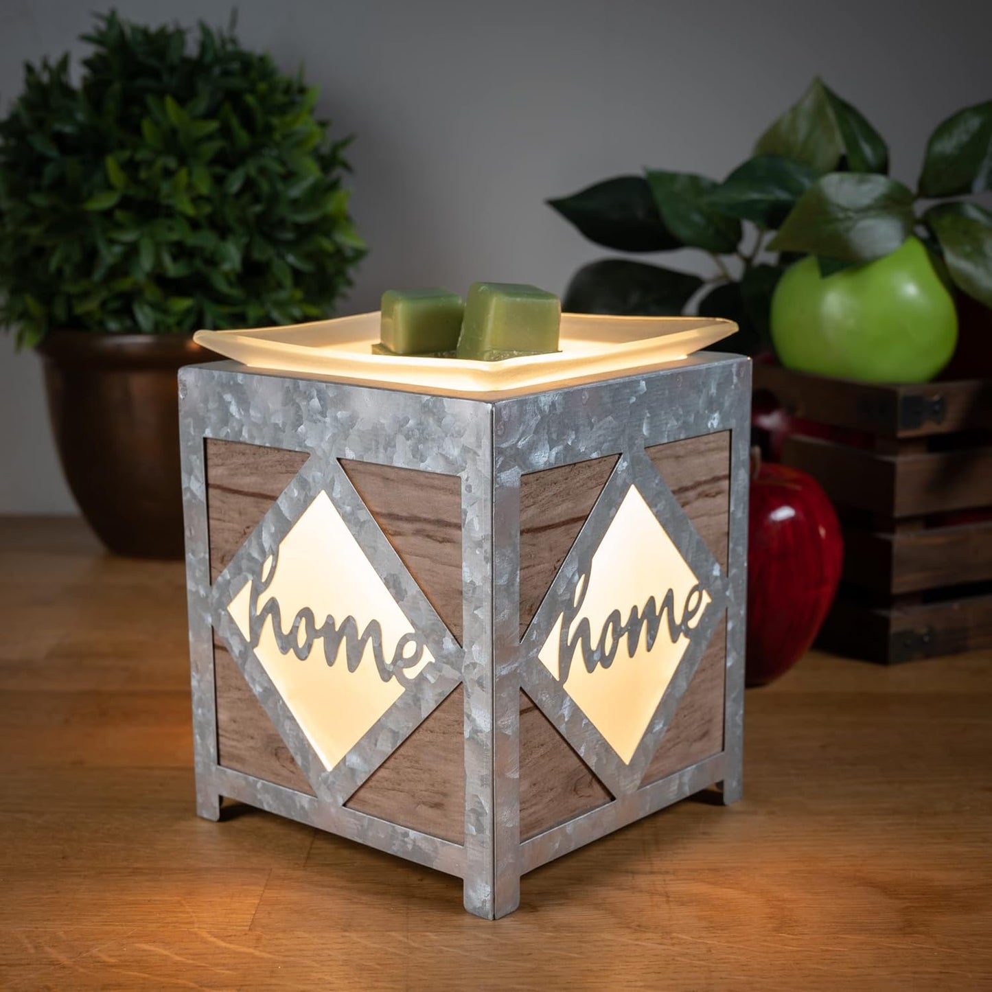 Wooden Home Wax Melt Warmer