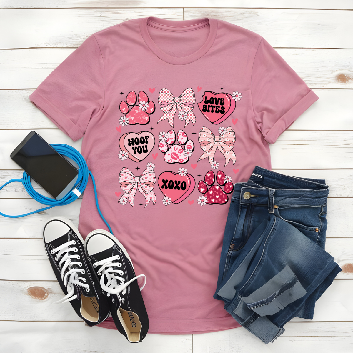 Coquette Dog Valentine's Day Shirt