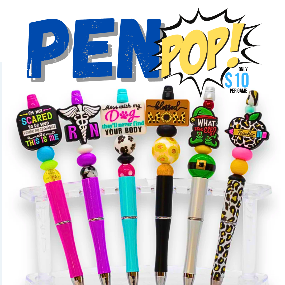 Pen Pop! Next Event - Weds. Sept 18 at 8pm est