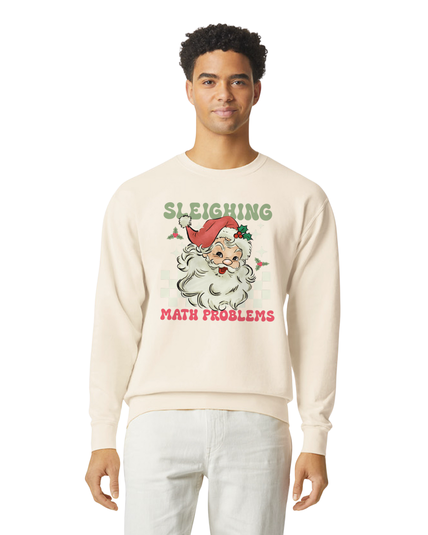 Sleighing Math Problems Christmas Sweatshirt