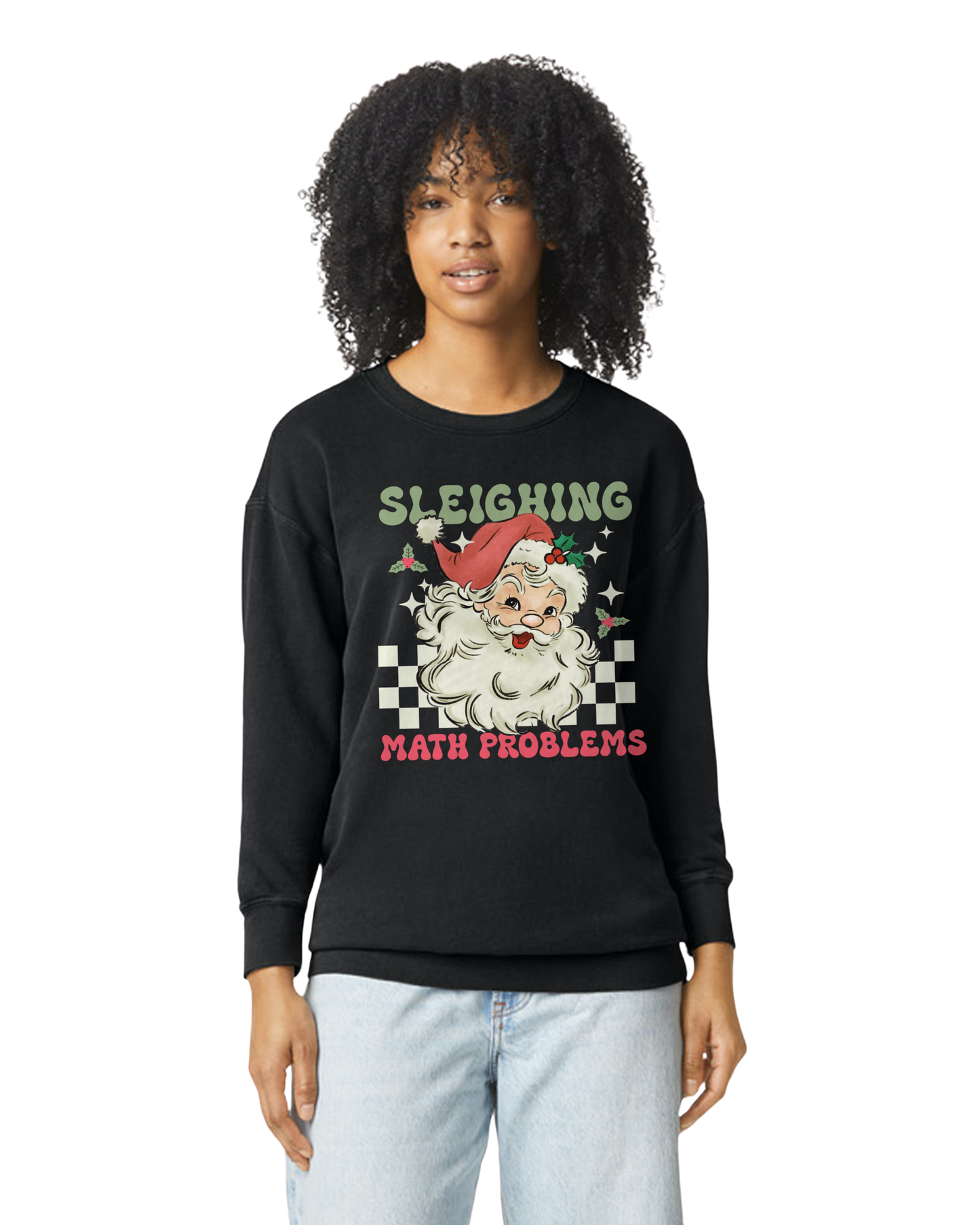 Sleighing Math Problems Christmas Sweatshirt