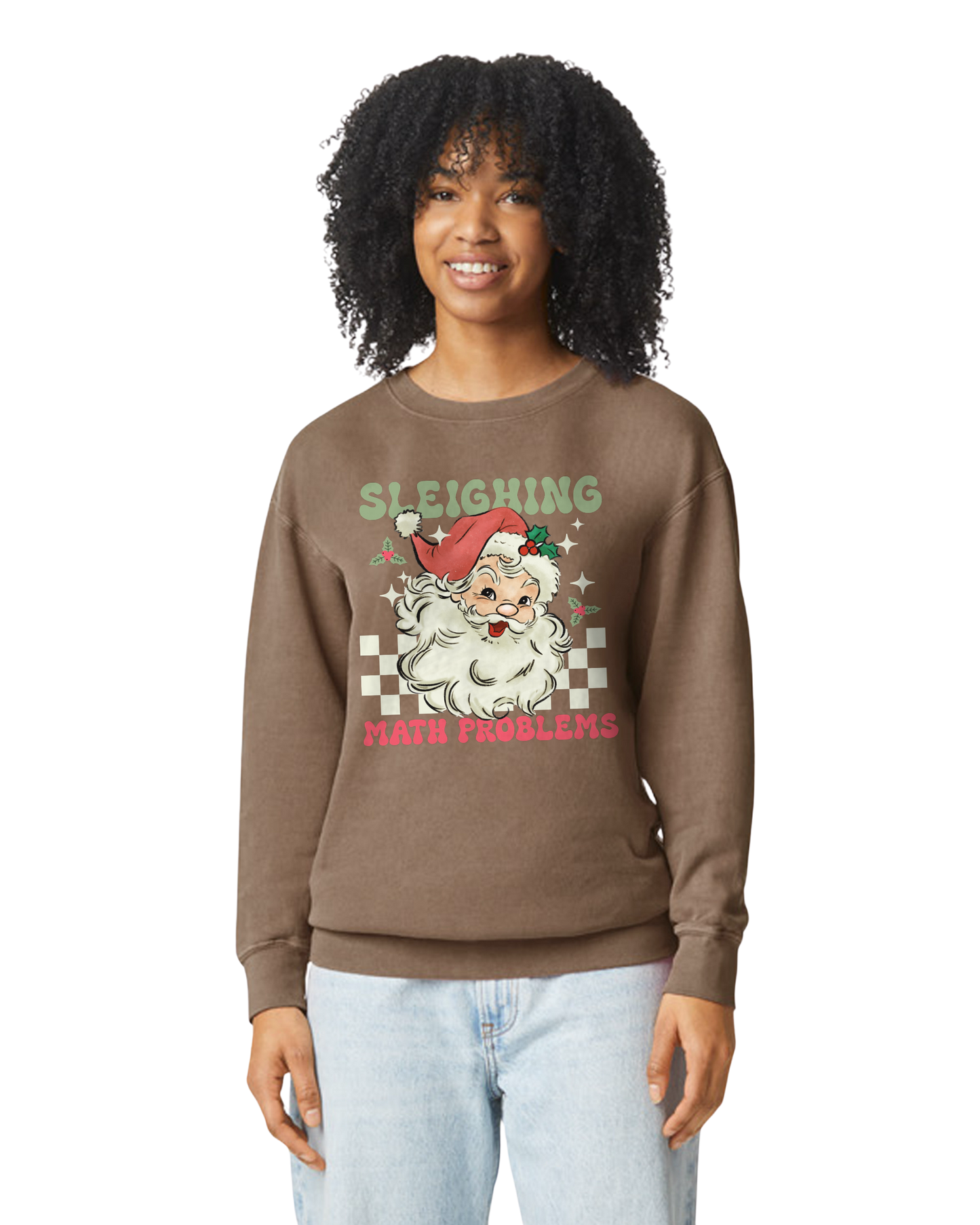 Sleighing Math Problems Christmas Sweatshirt