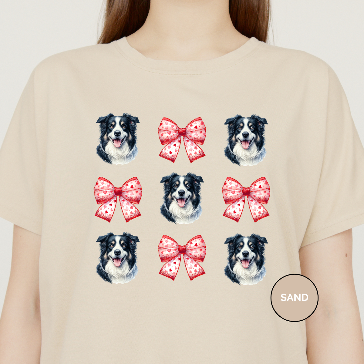 Boxer with Valentine Coquette Bows Dog Shirt